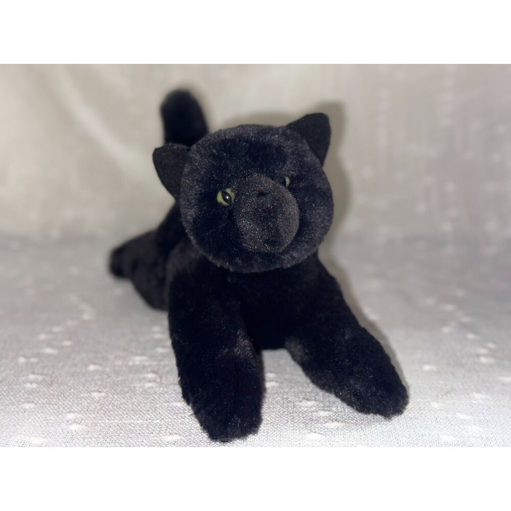 Douglas Salem Halloween Black Cat Stuffed Animal 14in Read